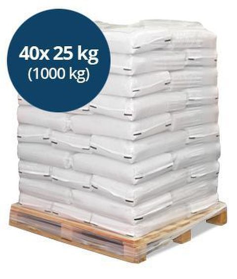 Strooizout op pallet (25kg zakken)